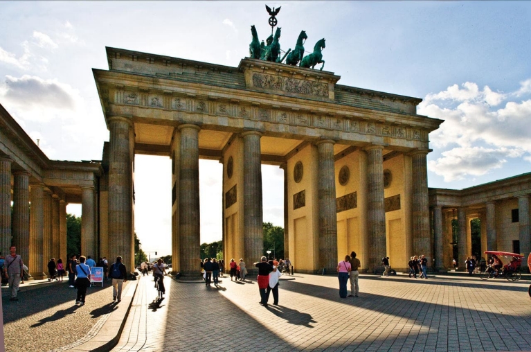 Puerta de Brandeburgo en Berlín, Alemania