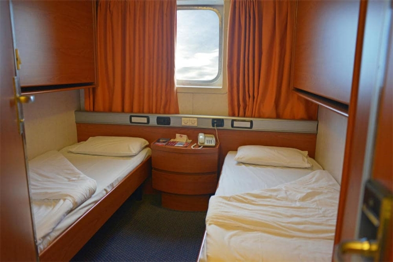 Beds on board of Superfast Ferry