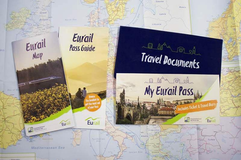 Kit de viagem Eurail 2017