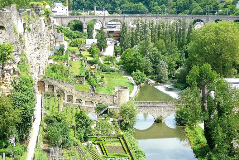 Luxembourg's Grund Valley