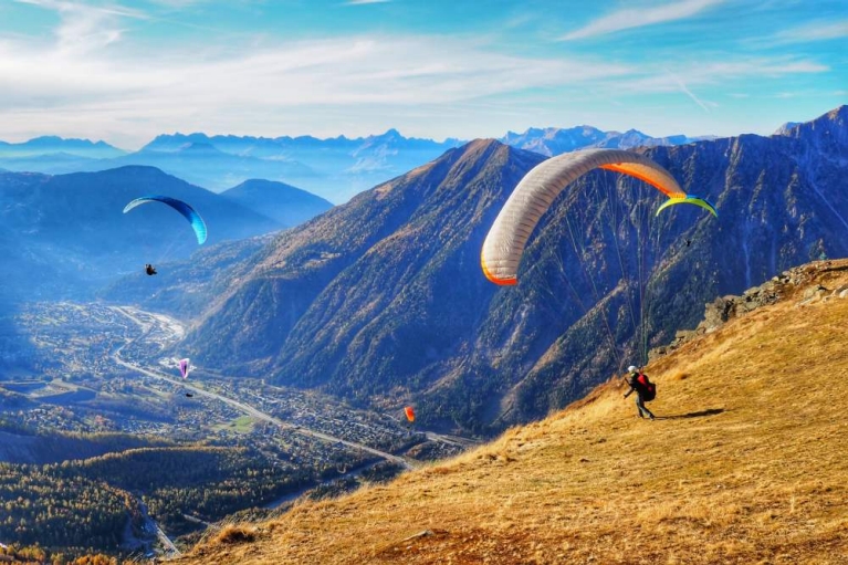 paragliding in France 