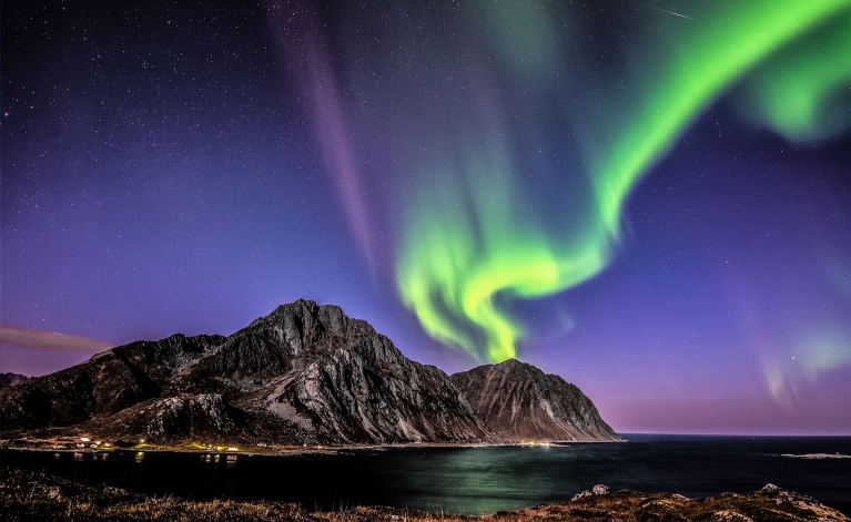 Aurora Boreal do Arquipélago de Lofoten