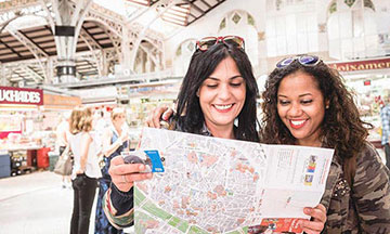 spain-valencia-city-card-travelers-with-map
