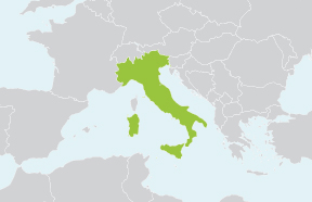 One_country_italy_map