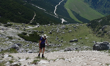 Val Gardena in the Dolomites close